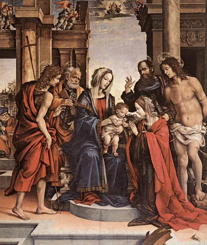 LIPPI, Filippino The Marriage of St Catherine gwt